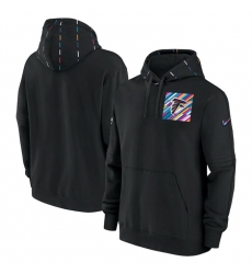 Men Atlanta Falcons Black 2023 Crucial Catch Club Pullover Hoodie