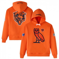 Men Chicago Bears Orange OVO Icon Team Pullover Hoodie