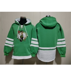 Men Boston Celtics Blank Green Lace Up Pullover Hoodie Men Boston Celtics Blank Green Lace Up Pullover Hoodie