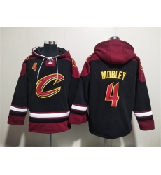 Men Cleveland Cavaliers 4 Evan Mobley Black Red Ageless Must Have Lace Up Pullover Hoodie Men Cleveland Cavaliers 4 Evan Mobley Black Red Ageless Must Have Lace Up Pullover Hoodie