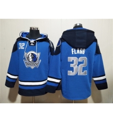 Men Dallas Mavericks 32 Cooper Flagg Blue Navy Ageless Must Have Lace Up Pullover Hoodie