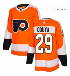 Youth Adidas Philadelphia Flyers 29 Johnny Oduya Premier Orange Home NHL Jersey 