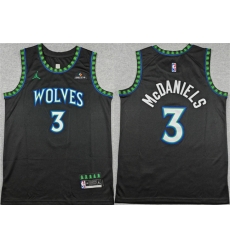 Men Minnesota Timberwolves 3 Jaden McDaniels Black 2026 Statement Edition Stitched Basketball Jersey Men Minnesota Timberwolves 3 Jaden McDaniels Black 2026 Statement Edition Stitched Basketball Jersey