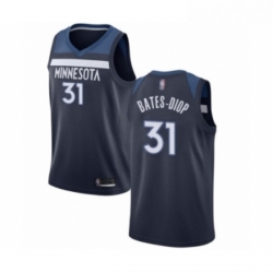 Womens Minnesota Timberwolves 31 Keita Bates Diop Swingman Navy Blue Basketball Jersey Icon Edition 