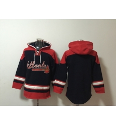 Men Atlanta Braves Blank Stitched Hoodie