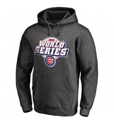 Men Chicago Cubs Charcoal 2016 World Series Champions Men Pullover Hoodie