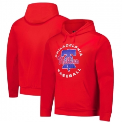 Men Philadelphia Phillies Red Dunbrooke Champion Pullover Hoodie