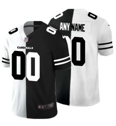 Men Women Youth Toddler Arizona Cardinals Custom Men Black V White Peace Split Nike Vapor Untouchable Limited NFL Jersey