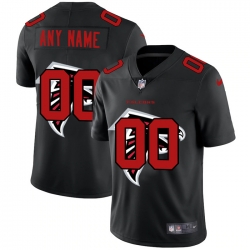 Men Women Youth Toddler Atlanta Falcons Custom Men Nike Team Logo Dual Overlap Limited NFL Jerseyey Black