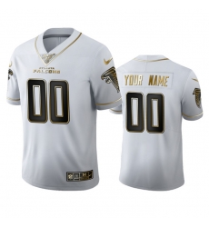 Men Women Youth Toddler Atlanta Falcons Custom Men Nike White Golden Edition Vapor Limited NFL 100 Jersey