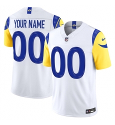 Men Los Angeles Rams Active Player Custom White 2026 F U S E Vapor Limited Stitched Football Jersey Men Los Angeles Rams Active Player Custom White 2026 F U S E Vapor Limited Stitched Football Jersey