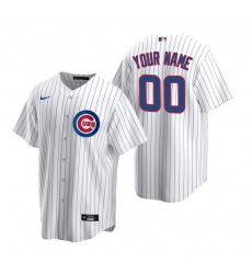 Men Women Youth Toddler Chicago Cubs Custom Nike White Stitched MLB Cool Base Jersey