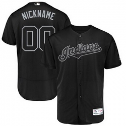 Men Women Youth Toddler All Size Cleveland Indians Majestic 2019 Players Weekend Flex Base Authentic Roster Custom Black Jersey