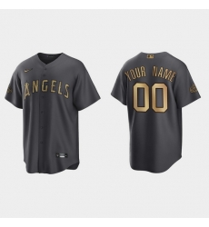 Men Women Youth Custom Los Angeles Angels 2022 Mlb All Star Game Charcoal Replica Jersey