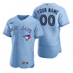 Men Women Youth Toddler All Size Toronto Blue Jays Custom Nike Light Blue Stitched MLB Flex Base Jersey