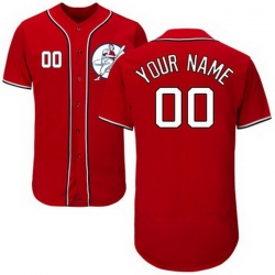 Men Women Youth Toddler All Size Washington Nationals Red Customized Flexbase New Design Jersey