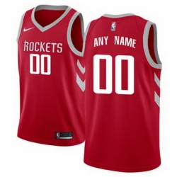 Men Women Youth Toddler All Size Houston Rockets Nike Red Swingman Custom Icon Edition Jersey