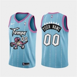 Men Women Youth Toddler Toronto Raptors Blue Pink Custom Nike NBA Stitched Jersey