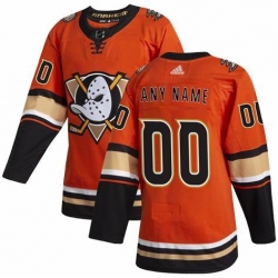 Men Women Youth Toddler Anaheim Ducks adidas Orange Alternate Custom Jersey