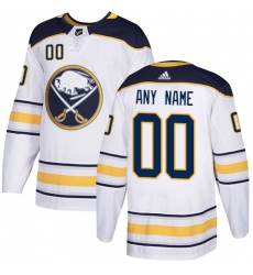 Men Women Youth Toddler White Jersey - Customized Adidas Buffalo Sabres Away