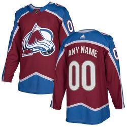 Men Women Youth Toddler Youth Burgundy Red Jersey - Customized Adidas Colorado Avalanche Home