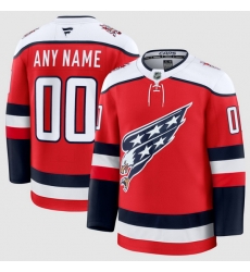 Men Women Youth Washington Capitals Fanatics Alternate Premium Custom Jersey Red
