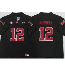Men Alabama Crimson Tide 12 Keelon Russell Black 2026 F U S E Stitched Football Jersey Men Alabama Crimson Tide 12 Keelon Russell Black 2026 F U S E Stitched Football Jersey