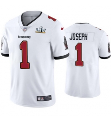 Men Greg Joseph Buccaneers White Super Bowl Lv Vapor Limited Jersey