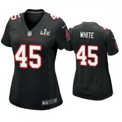 Women Devin White Buccaneers Black Super Bowl Lv Game Fashion Jersey