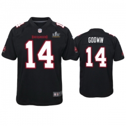 Youth Chris Godwin Buccaneers Black Super Bowl Lv Game Fashion Jersey