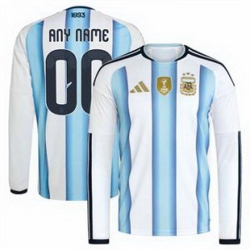 Men 00 Custom Argentina National Team World Cup  2