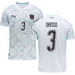 Youth 3 Austria Kevin Danso World Cup Away Replica Jersey  2