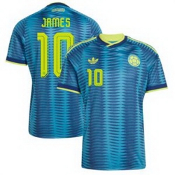 Youth Colombia James Rodriguez 2026 Away Replica Turquoise Jersey 2