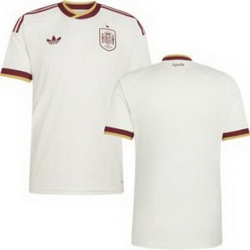 Youth 0 Spain Blank World Cup 2026 Away Replica Jersey   1
