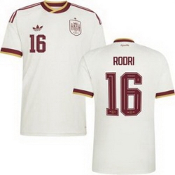 Youth 16 Spain Rodri World Cup 2026 Away Replica Jersey   2