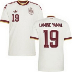 Youth 19 Spain Lamine Yamal World Cup 2026 Away Replica Jersey   1