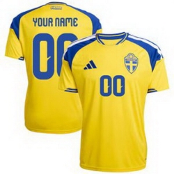 Youth 00 Sweden Custom World Cup Replica Jersey  1