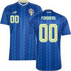 Youth 00 Sweden Custom World Cup Replica Jersey  2