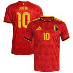 Men 10Romelu Lukaku Belgium Jersey   2