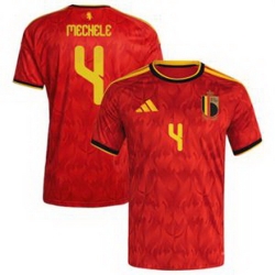 Men 4Brandon Mechele Belgium Jersey   1