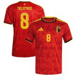 Men 8Youri Tielemans Belgium Jersey   2