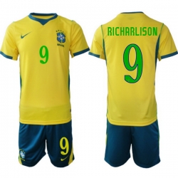 Men Brazil 2026 FIFA World Cup Yellow Home Soccer Jersey RICHARLISON #9