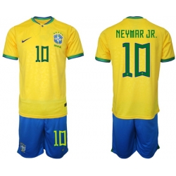 Men FIFA 2022 Brazil Soccer Jersey 023