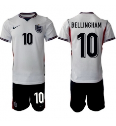 England FIFA World Cup 2026 White Soccer Jersey Jude Bellingham #10