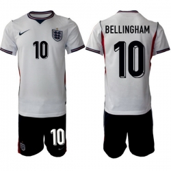 England FIFA World Cup 2026 White Soccer Jersey Jude Bellingham #10