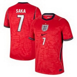 Men 7Bukayo Saka England Jersey   1