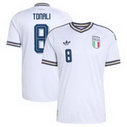 Men 8 Italy National Sandro Tonali 2026 White  3