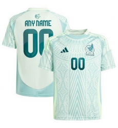Men Mexico Custom Green 2024 Away Soccer Jersey