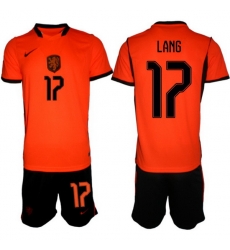 Men Netherlands 2026 Soccer Jerseys Orange #17 Noa Lang
