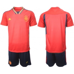 Men FIFA 2022 Spain Soccer Jersey 024